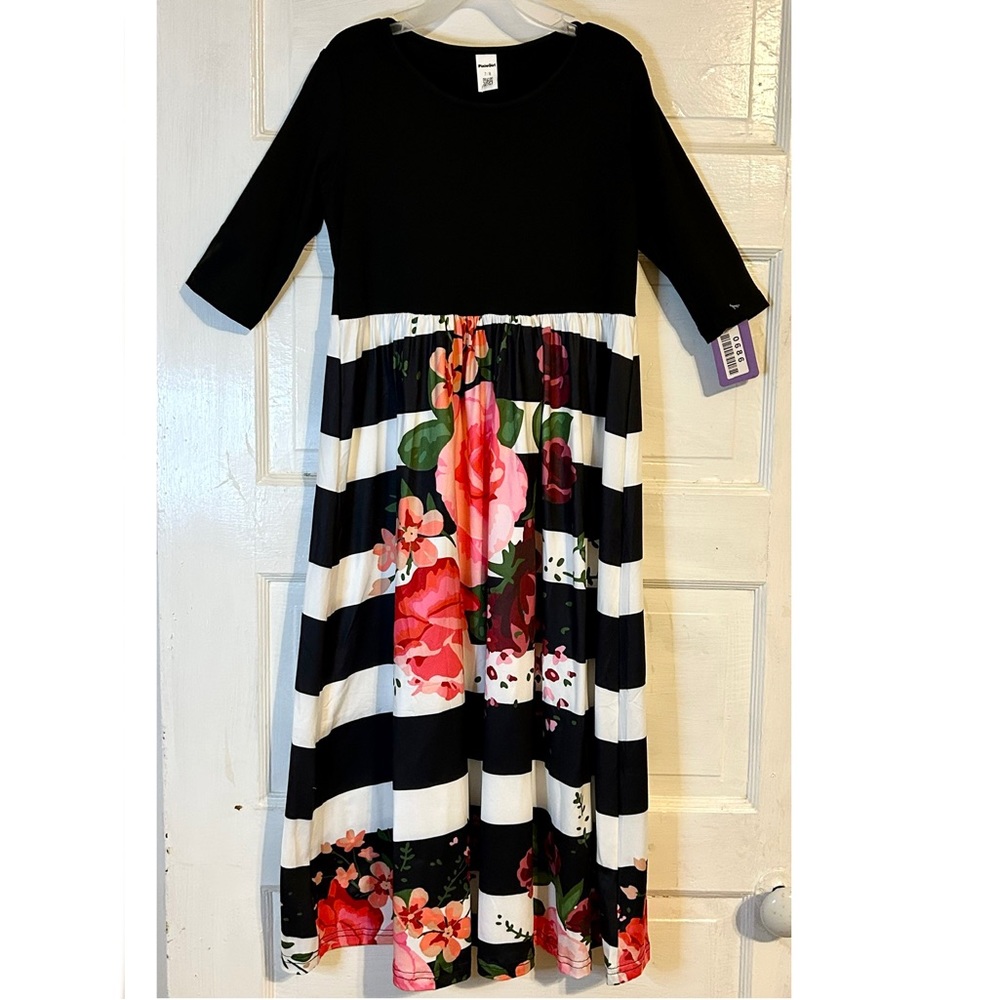 NWT Girls Floral Maxi Dress- Sz 7/8